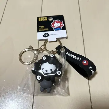 오사카 간사이 엑스포 산리오 검정 먝먝 코스프레 키링 포차코