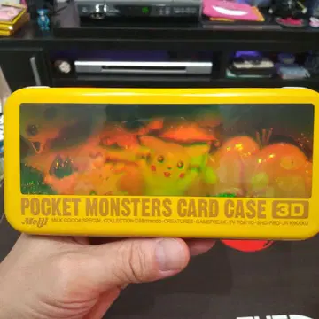 메이지제과 포켓몬 밀크 코코아 3D 카드 케이스 슈퍼 레어