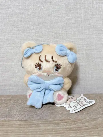 mikko characters 안아줘 리본 봉제 인형 마스코트 라떼
