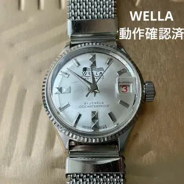 작동 확인 WELLA 웨라 여성용 손목시계 오토매틱 21석 앤티크
