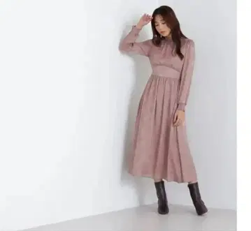 플로키 꽃무늬 롱 원피스