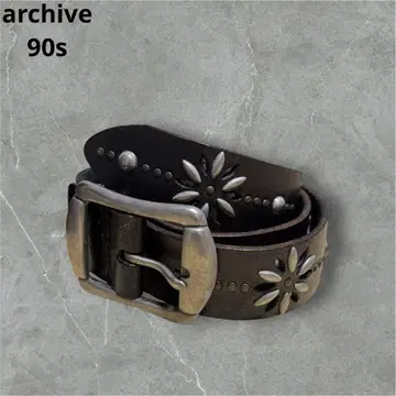 genuine leather archive 90s leather belt
