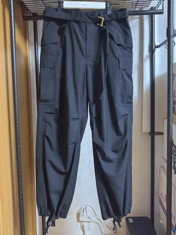 sacai 24ss Suiting Pants black 2