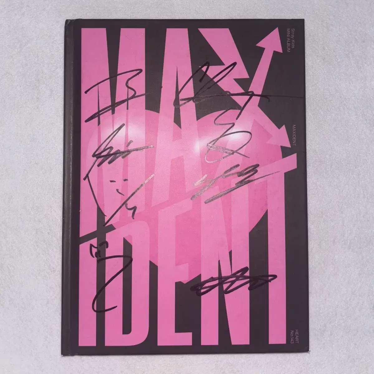 stray kids maxident フィリックス　直筆サイン Felix Official Face Sticker Stray Kids Mini Album Maxident