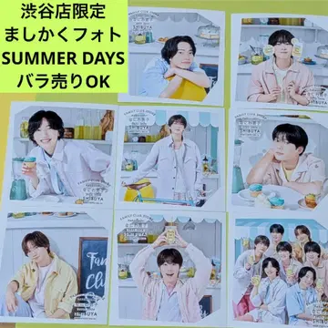 시부야점 한정 나니와단시 패밀리클럽 스토어 마시카쿠 사진 Summer