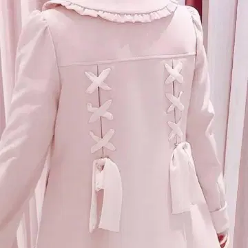 밀푀유클로젯 코트 핑크