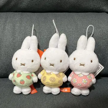 미사용 새상품 미피 꽃과 후르츠 봉제 인형 마스코트