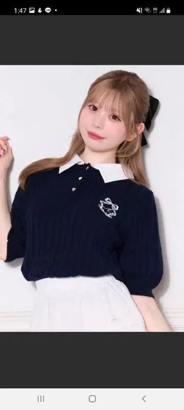 아프레 주르 옷깃 레이어드 후드 상의