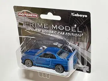 마조레트 프라임 모델 닛산 스카이라인 GT-R R34 파랑 .