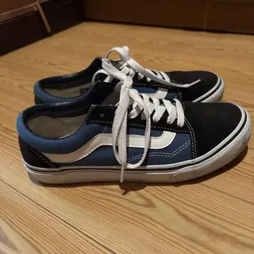 VANS V36CL+ 스니커즈 24.5cm 블랙/파랑