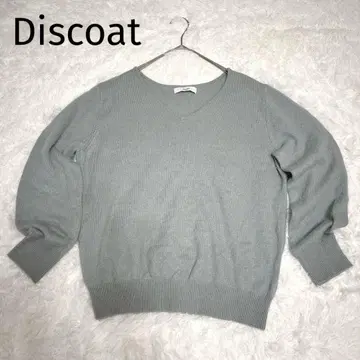 Discoat [ F ] 니트 상의 오피스 캐주얼 출퇴근