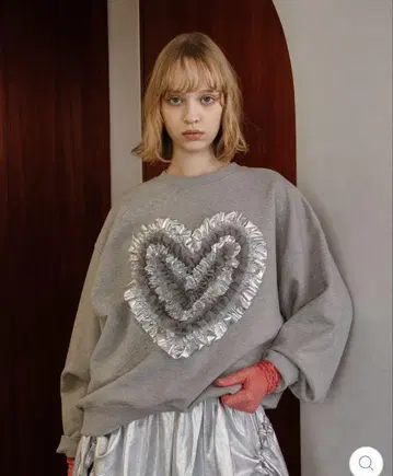poppy 맨투맨 하트