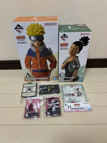 NARUTO 제일복권 닌자 시험 편 A상 나루토 C상 시카마루 피규어