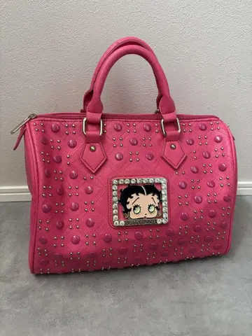 BETTY BOOP 스터드 보스턴 백 y2k