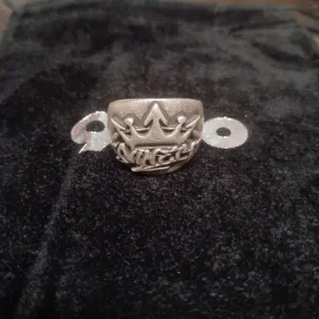 9090 King Logo 빈티지 반지 17호
