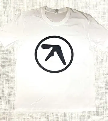 미착용 Aphex Twin T셔츠 화이트 면 100% L 사이즈