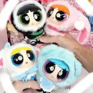 최저가 파워퍼프걸 키링 피규어