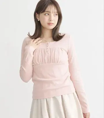 절개 개더 컴팩트 컷 풀오버