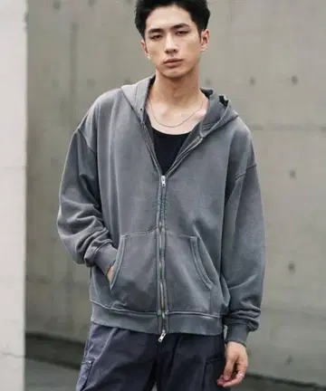 WYM VINTAGE FADED ZIP PARKA