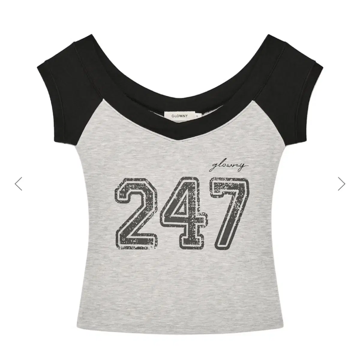 GLOWNY | 글로니 Glowny Kissing U Crew Neck Short Sleeve T