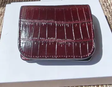 WILDSWANS CASA 특주 크로커다일 엠보 브라이들 버건디