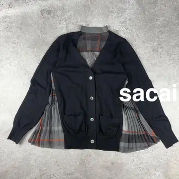 사카이 sacai 19년 플리츠 코튼 1 가디건 19-04469