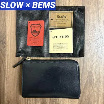 SLOW BEMS 지갑 접이식 지갑 별주 숏 월렛 빔즈