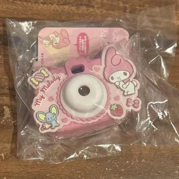 산리오 카메라 모양 라이트 스코프 키링 마이멜로디 마이멜로디
