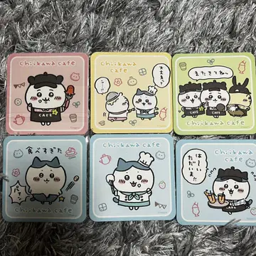 치이카와 카페 하치와레 코스터 6개 세트