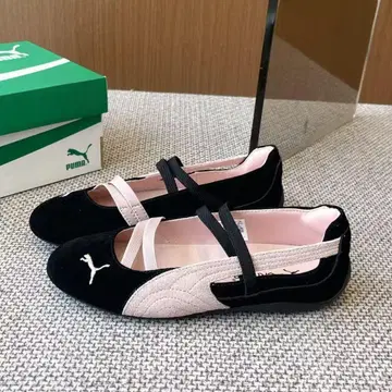PUMA 새상품 스피드캣 발레 블랙핑크