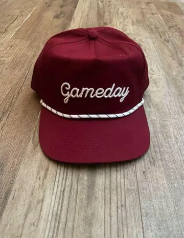 Gameday 워크캡 와인 레드