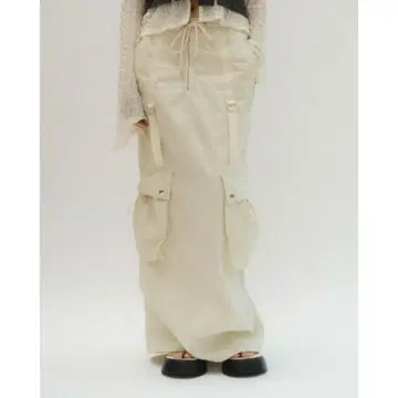 [ Knuth Marf ] low rize cargo skirt
