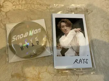 SnowMan RAYS 구매 혜택 폴라로이드풍 카드 세트, 캔 거울 세트