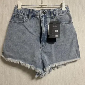 데님 데미지 숏팬츠