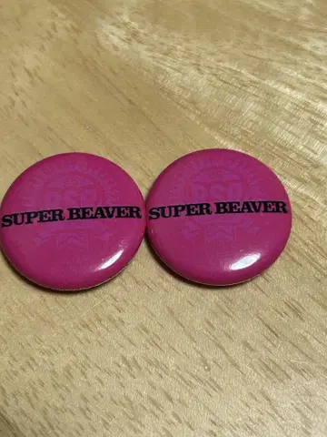 SUPER BEAVER 캔뱃지 2개 세트 라이징 선 락 페스티벌