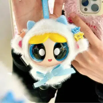 최저가 파워퍼프걸 키링 피규어 버블 봉제 인형