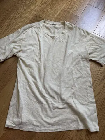 오라리 AURALEE COTTON MESH TEE 사이즈 3 베이지