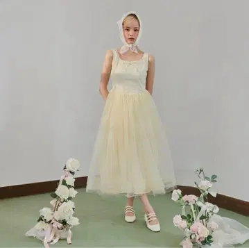 'Ballerina' corset tulle long one-piece