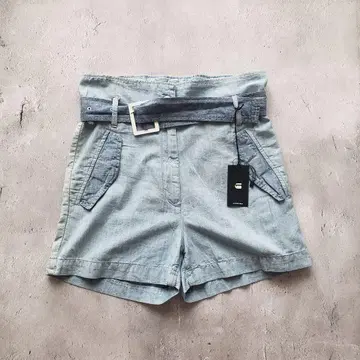 G-STAR RAW 데님 숏팬츠 하이웨스트 라이트 블루 새상품