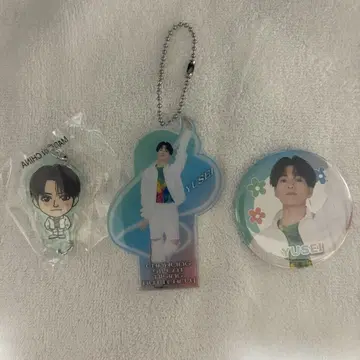 야기 유세이 키링, 캔뱃지 세트