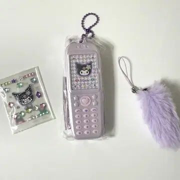24시간 이내 발송 산리오 골라봐! 폴더폰 사진 홀더 쿠로미