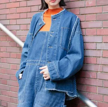 니코앤드 REMAKE COVERALL 데님 자켓