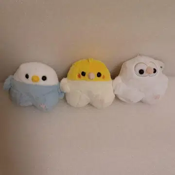 달리는 작은 새 마스코트 봉제 인형 전3종 세트
