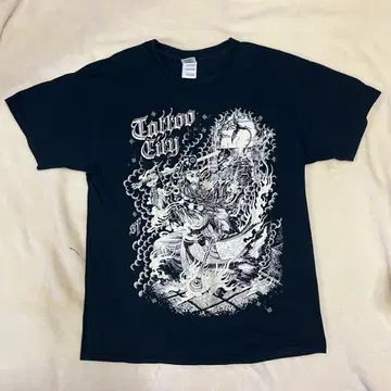 Ed Hardy's Tattoo City CONVENTION 티셔츠 블랙