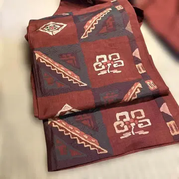 순수 실크 니시진 비단 후쿠로 오비