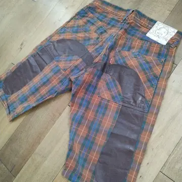 EVISU 에비수 대흑 하프 팬츠 LOT2005 표기 w32 일본 제품