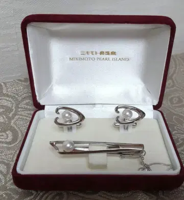 MIKIMOTO 넥타이핀 & 커프스 단추 세트