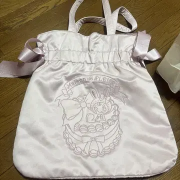 Maison de FLEUR 핑크 토트백 메조피아노