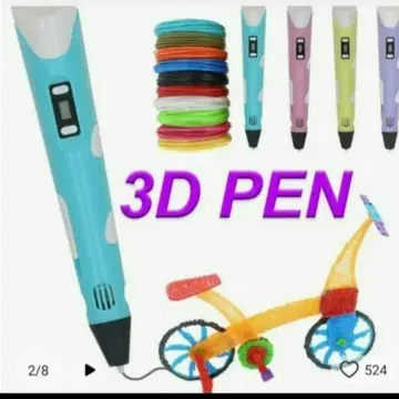3D 펜 플라스틱을 녹여 여러 가지를 만들 수 있습니다! 미사용 새상품