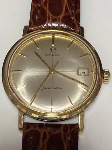 OMEGA Seamaster 시계 골드 antique vintage